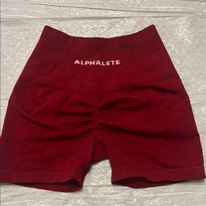 Alphalete Women's Red Shorts